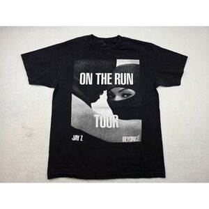 2014 Beyonce & Jay-Z On The Run US Tour Concert Shirt Medium 2 Sided Dates World